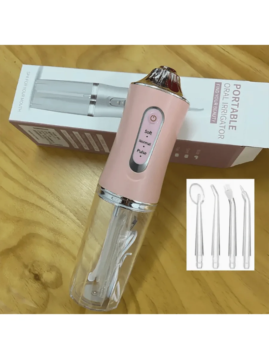 Electric Water Floss, Intelligent Chip, Precise Pressure Control, 360 Degree Rotating Nozzle, Tooth Cleaning Device