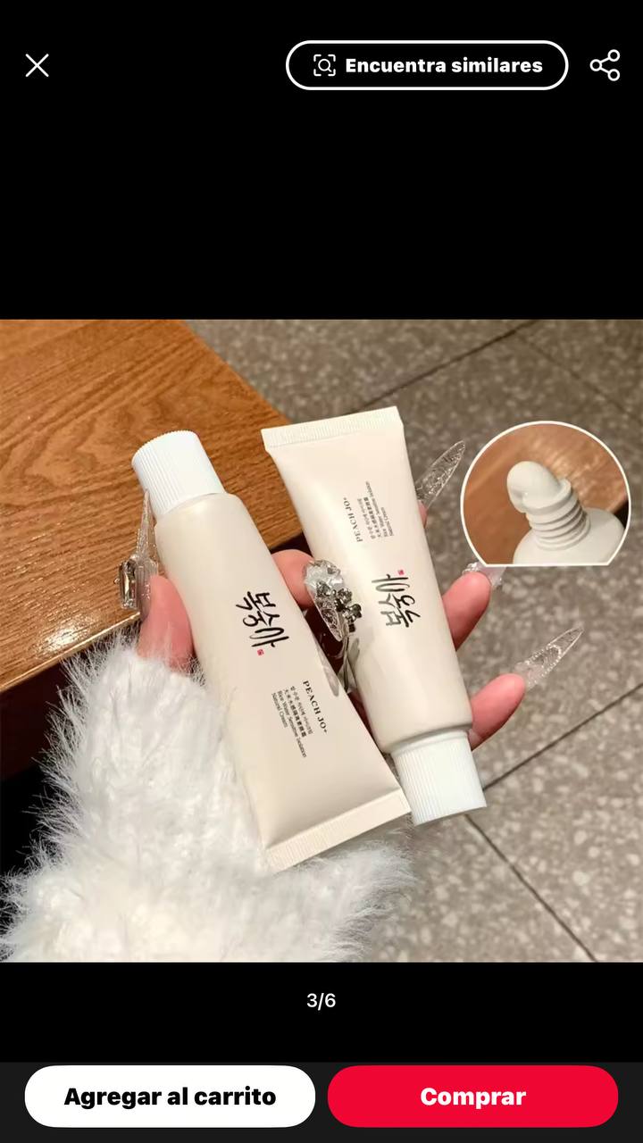 Crema coreana con extracto de arroz spf50+
